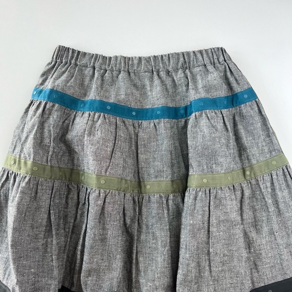 NWT Tia Cibani Girl's Multi Snap Criss Cross Skirt size 7/8 - Picture 3 of 9